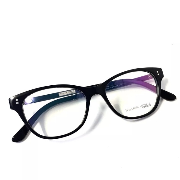 WILLIAM MORRIS LONDON Black Eyeglasses Frame NWT - Picture 2 of 6